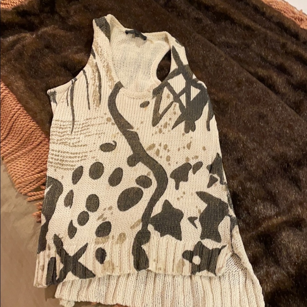 Kelly wearstler hand painted tank top